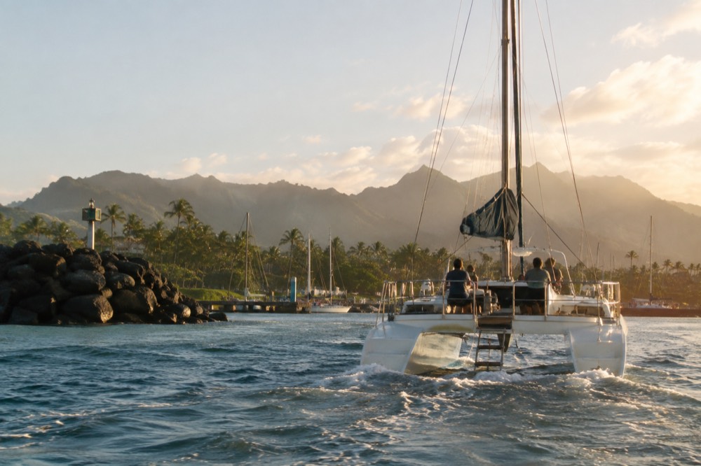 Late afternoon at Port Allen